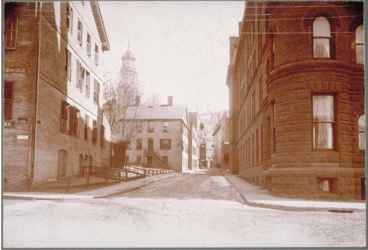 Gold Street from Wells and Lewis Streets, Hartford.